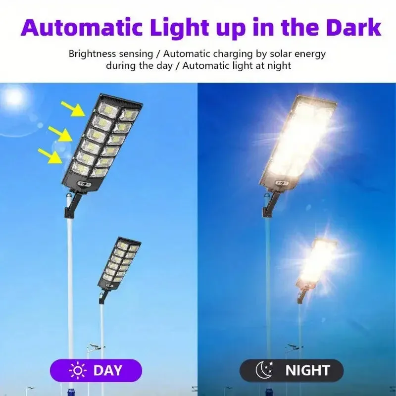 100000LM Ultra Powerful Solar Lamp With Remote Control Outdoor