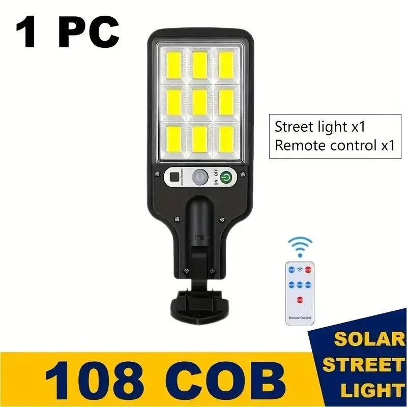 100000LM Ultra Powerful Solar Lamp With Remote Control Outdoor