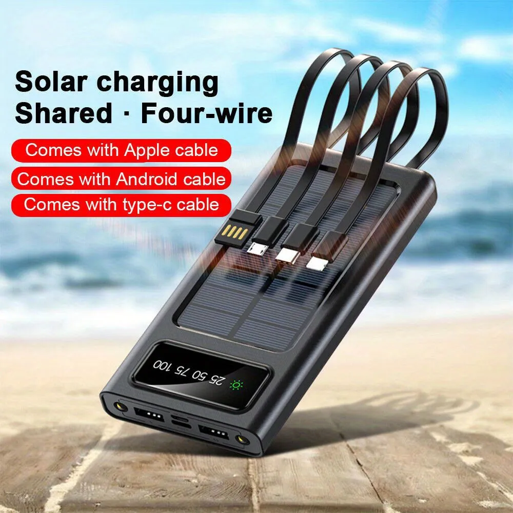10000mAh USB Portable Solar Power Bank External Battery Charger