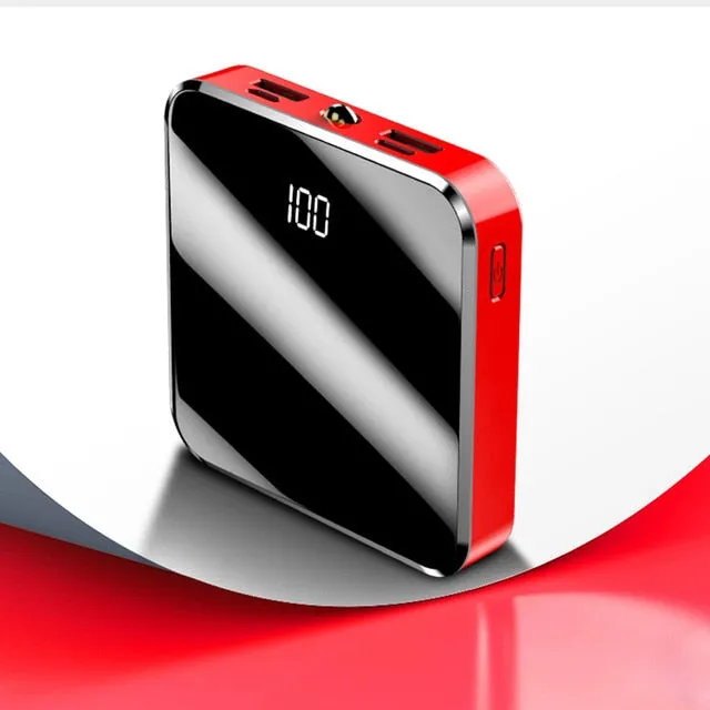 20000mAh Portable Mini Power Bank Mirror