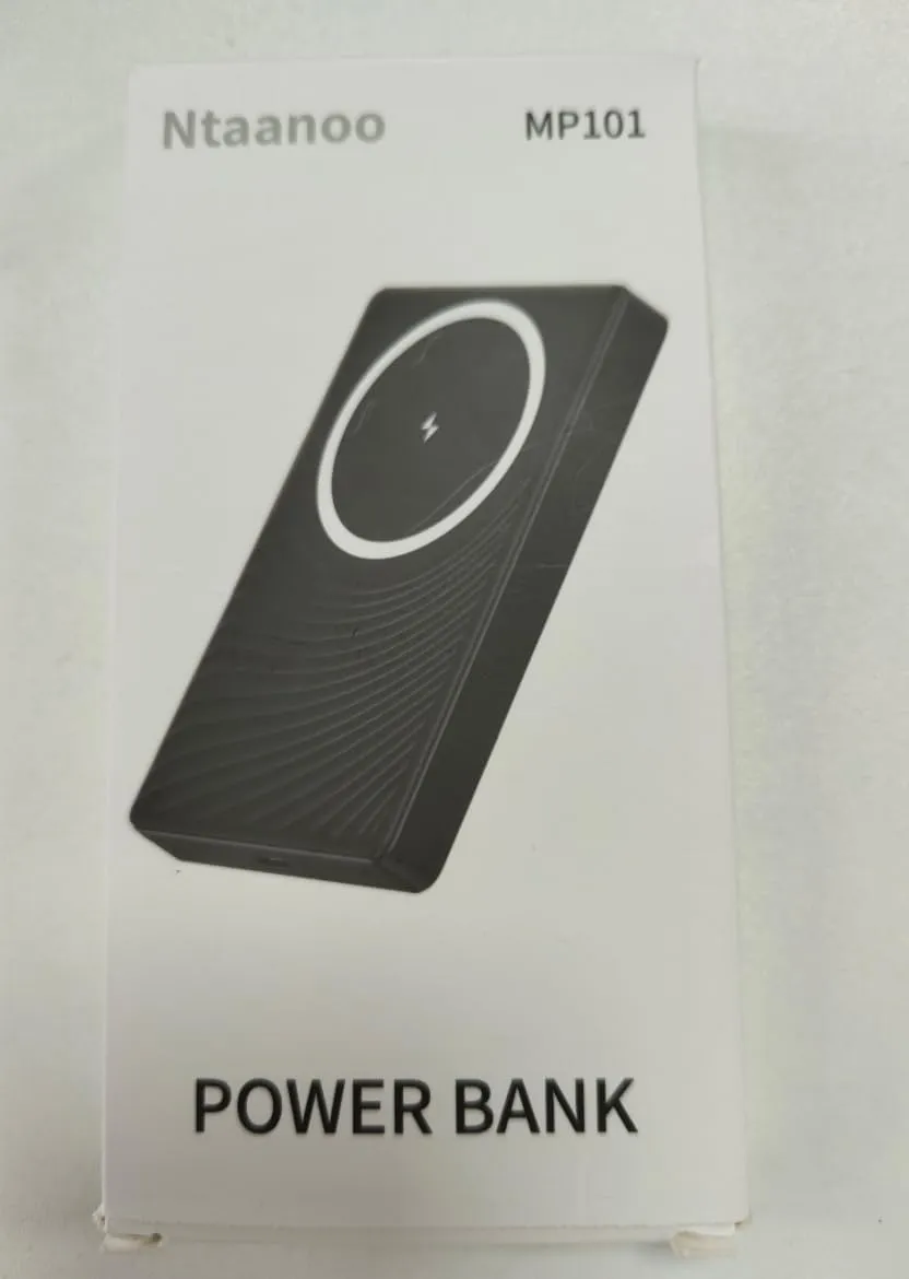 2025 for iPhone Magsafe Battery Pack, Ultra Slim Magnetic Power Bank Fast Charging, Wireless Portable Charger 10000mAh, 20W Powerbank Compatible with iPhone 16/15/14/13/12 Series, Metallic Black