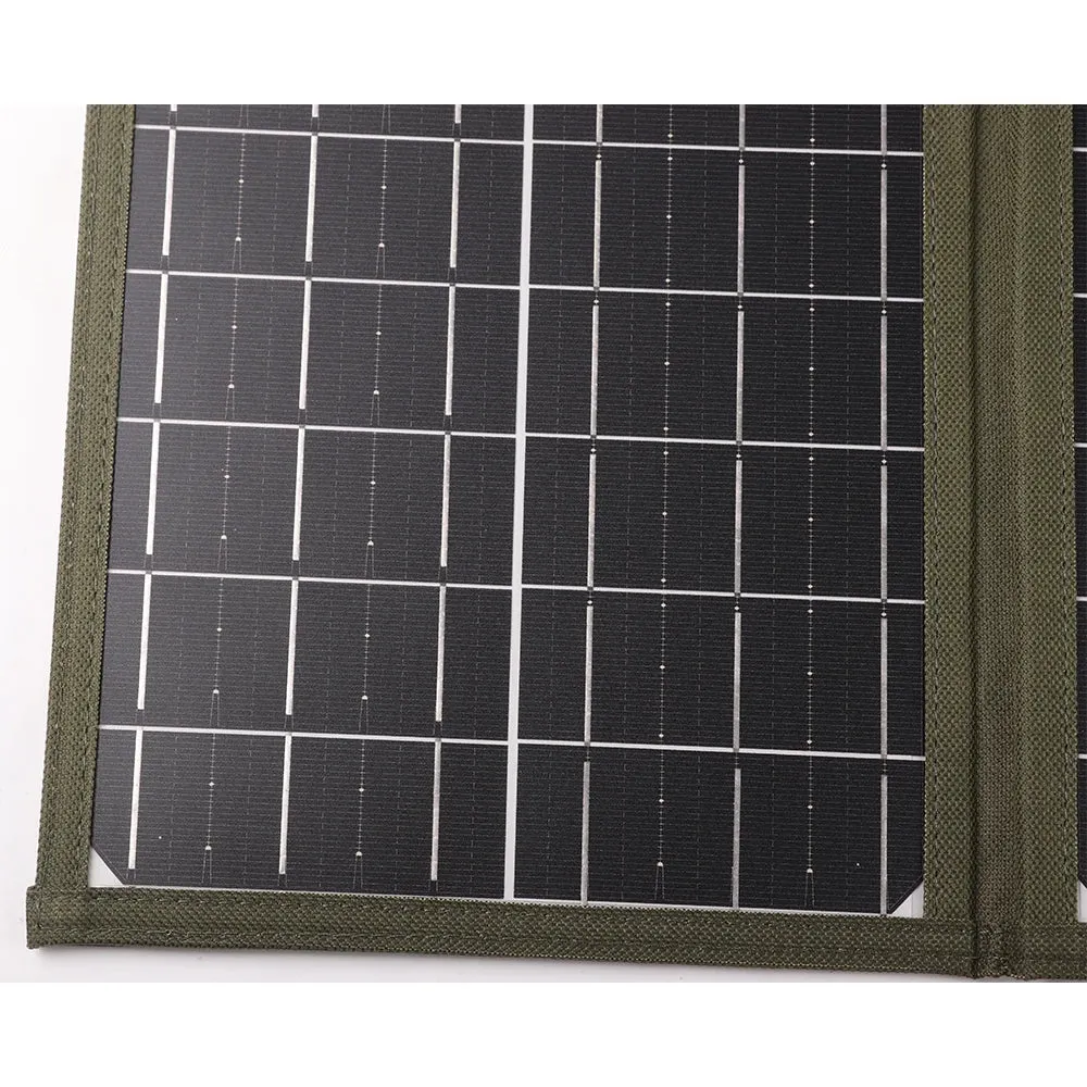 20W Foldable Solar Panel USB Portable Battery Charger for Cell Phone - Waterproof Power Bank for Camping Accessories