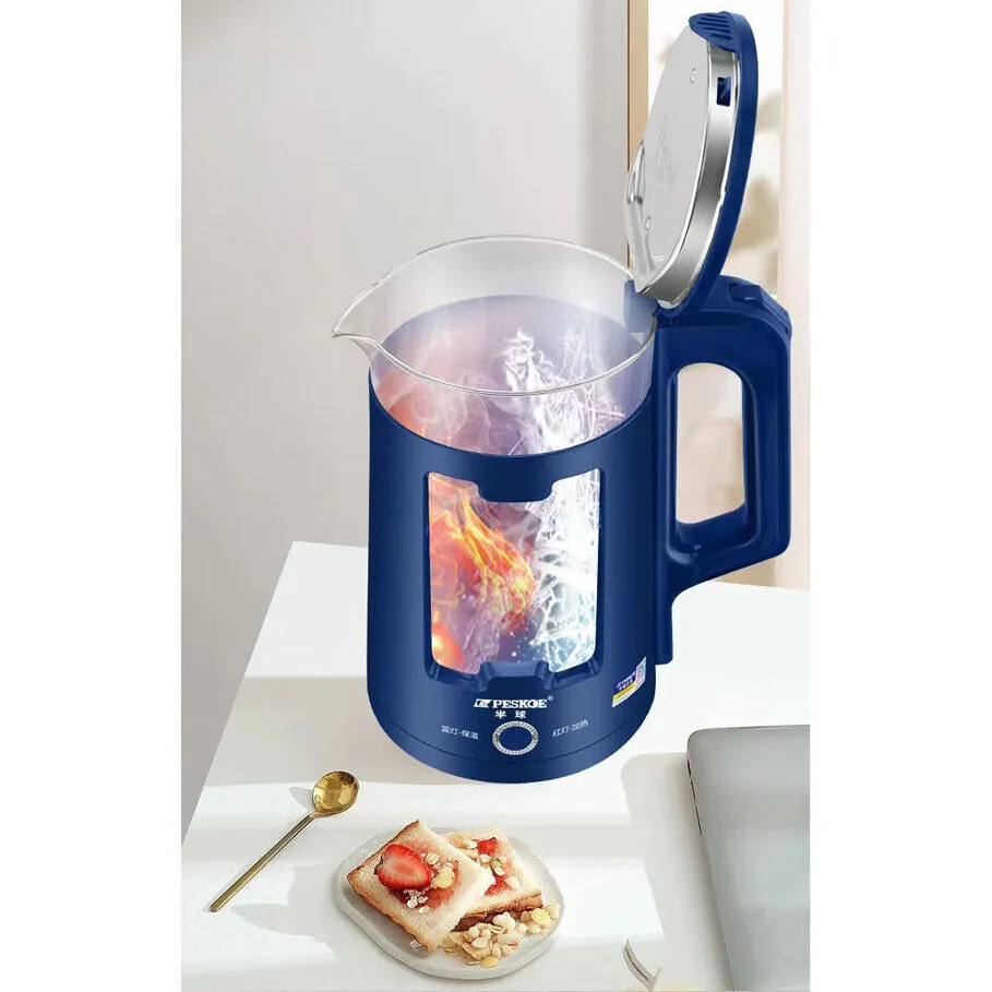 2.3L Electric Kettle With Keep Warm Function Window-Glass Double Wall