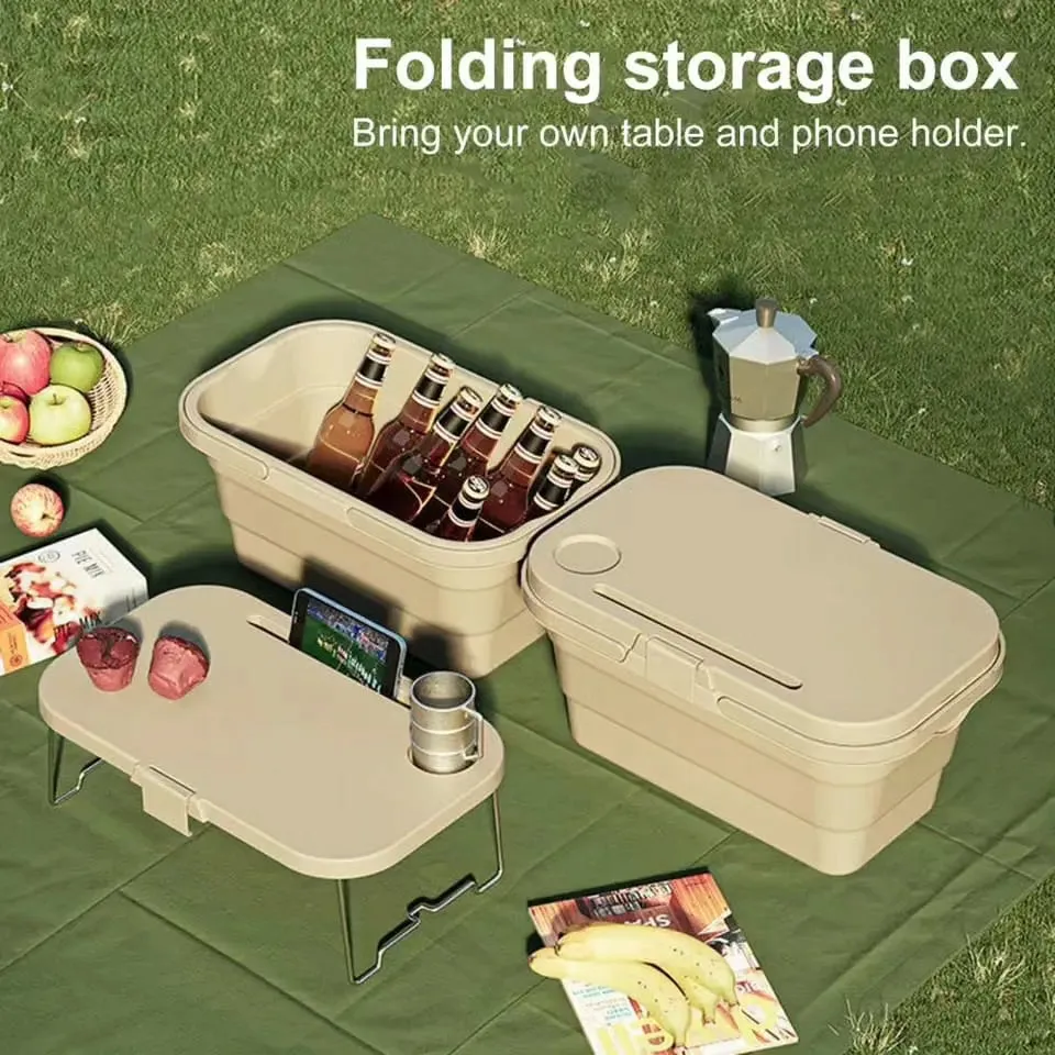 3 in 1 Foldable Collapsible Camping Basket