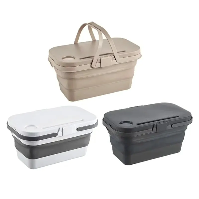 3 in 1 Foldable Collapsible Camping Basket