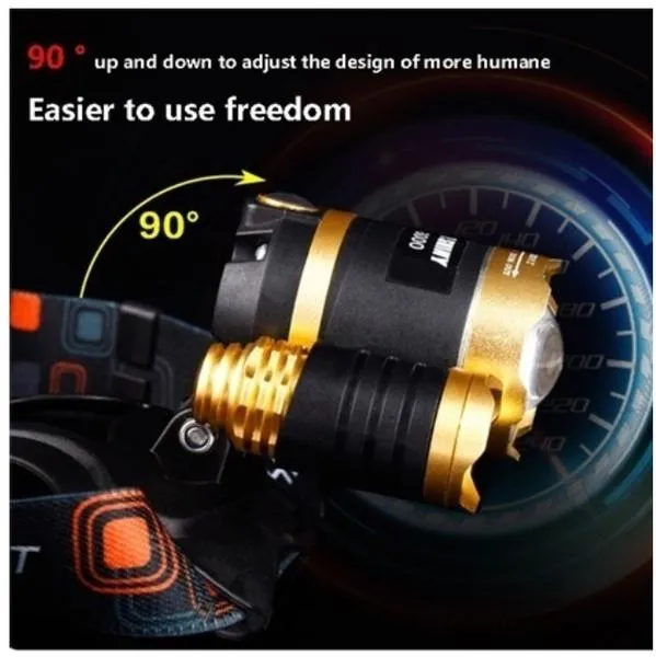 3 LED XM-L T6 Waterproof Headlamp LED Torch Flashlight
