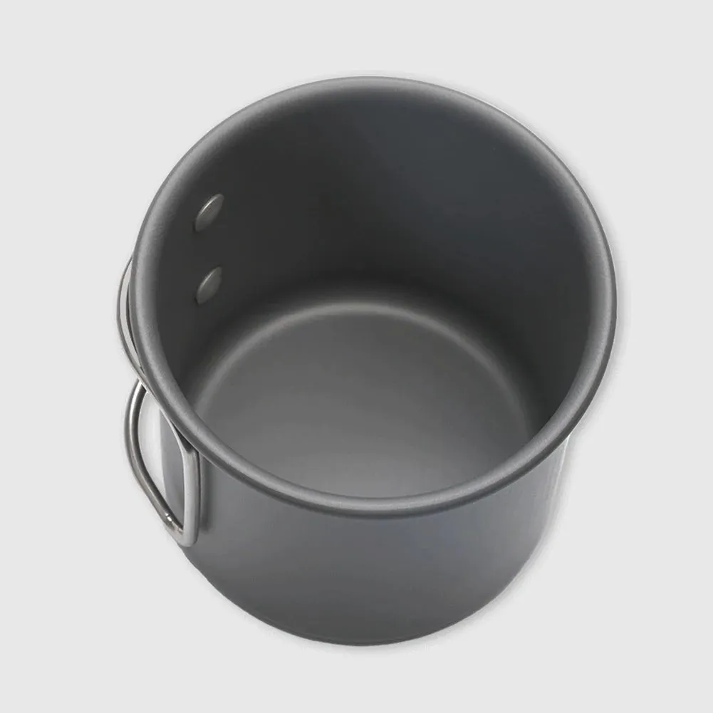 300ML Ultra-Light Aluminium Alloy Camping Mug with Foldable Handle