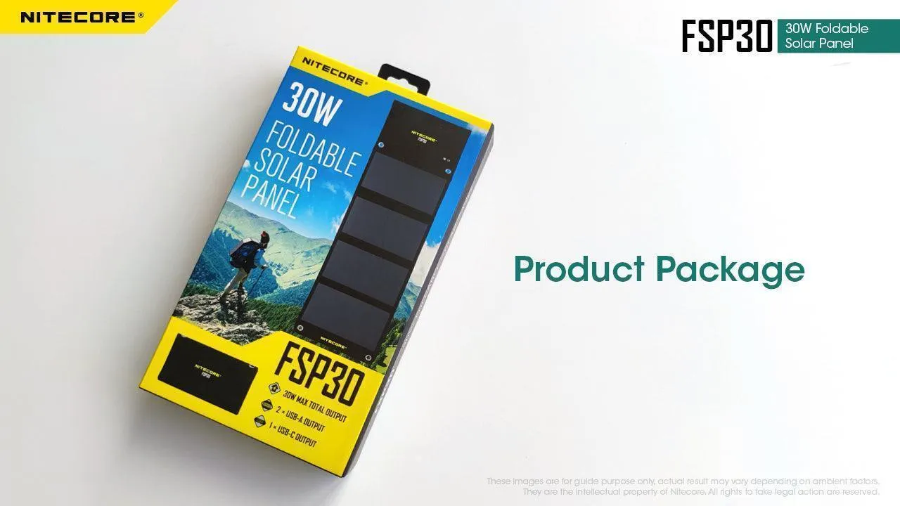 30W Foldable Solar Panel (FSP30)
