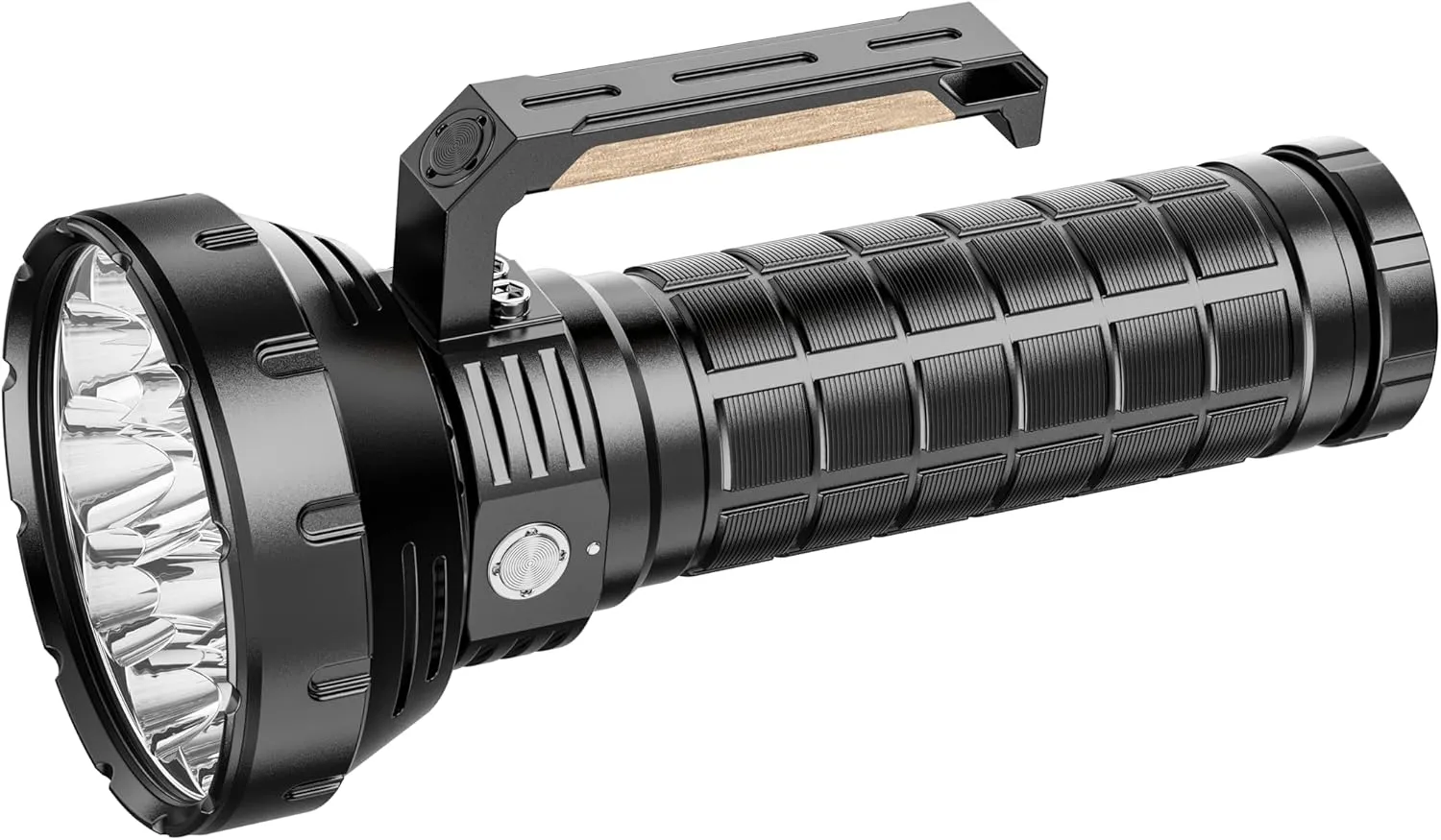 48000 Lumens Super Bright Rechargeable LED Flashlight with Cree XHP50.3 HI LED Chip,Type-C Fast Charging,Professional Tactical Flashlight for Camping, Search & Rescue, Emergency Lighting (W5221-2)