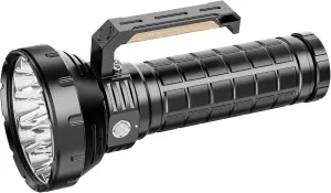 48000 Lumens Super Bright Rechargeable LED Flashlight with Cree XHP50.3 HI LED Chip,Type-C Fast Charging,Professional Tactical Flashlight for Camping, Search & Rescue, Emergency Lighting (W5221-2)