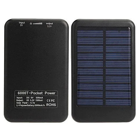 5000mah Power Contemporary Solar Battery Portable Bank Price-cut