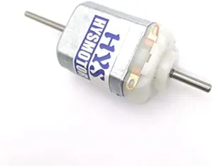5pcs 130 DC Motor Double Shaft Length 9mm 19mm High Speed 6V 12V 3700rpm 7000rpm Carbon Brush Electric DIY Car Fan Toy Model