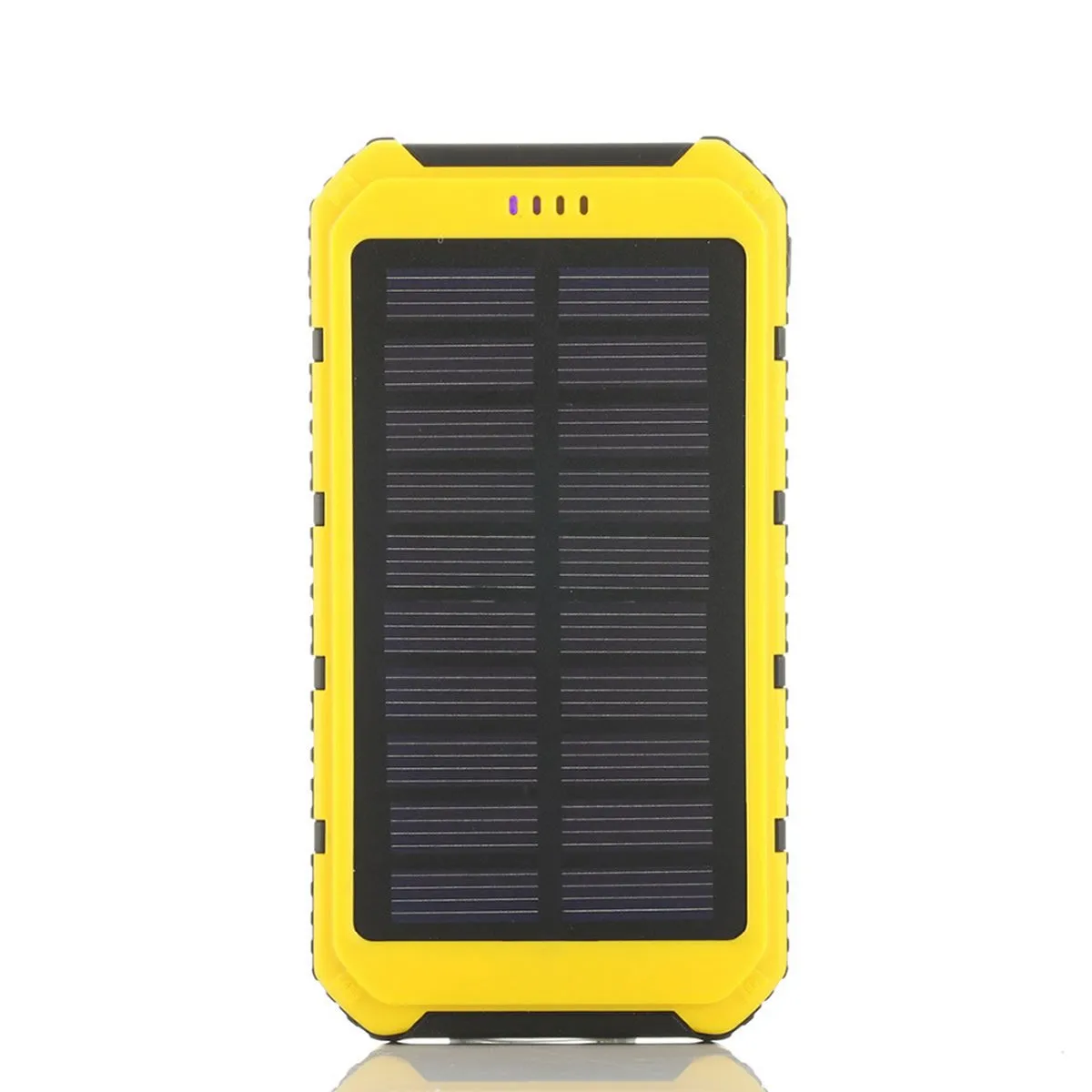 6000mAh Solar Power Bank with Dual USB Ports - Charge 2 Devices Simultaneously, Water-Resistant