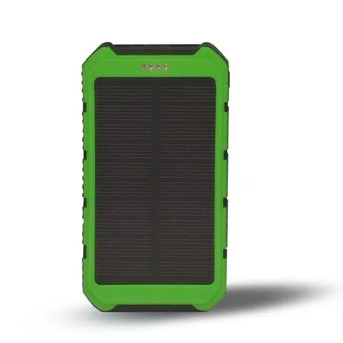 6000mAh Solar Power Bank with Dual USB Ports - Charge 2 Devices Simultaneously, Water-Resistant