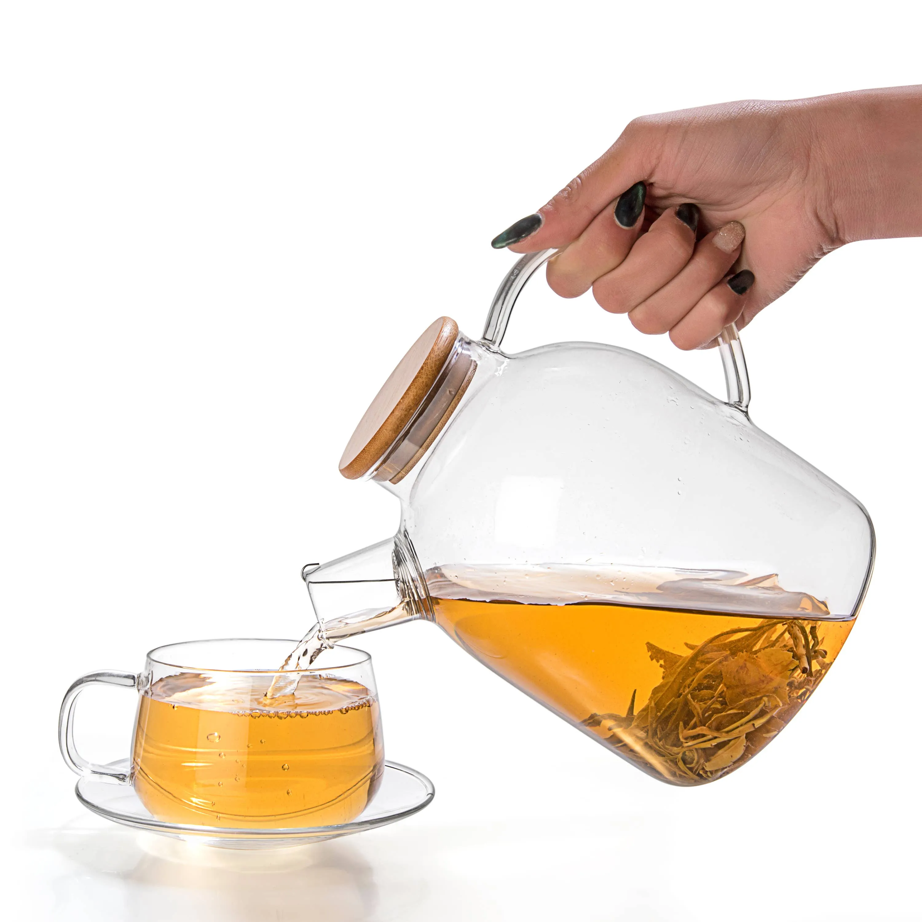 60oz Glass Teapot And Kettle
