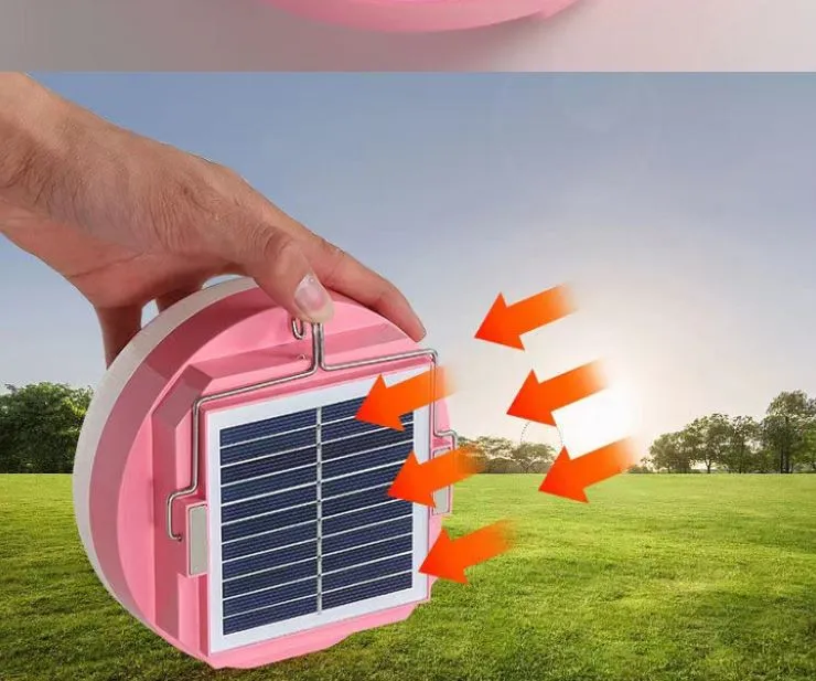 60W Solar Powered 49 LED Hanging Camping Light