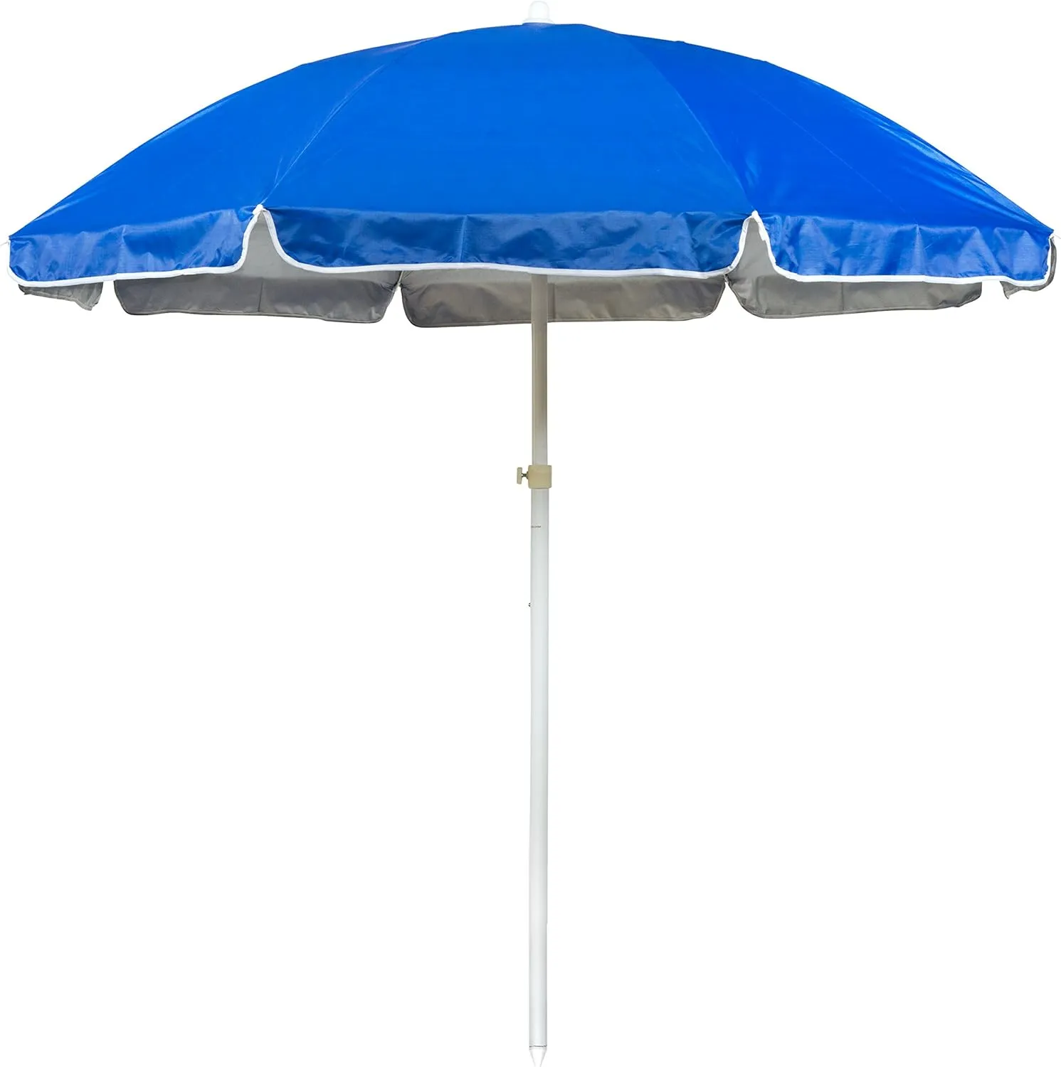 6.5' Portable Beach and Sports Umbrella by Trademark Innovations (Blue)