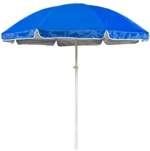 6.5' Portable Beach and Sports Umbrella by Trademark Innovations (Blue)