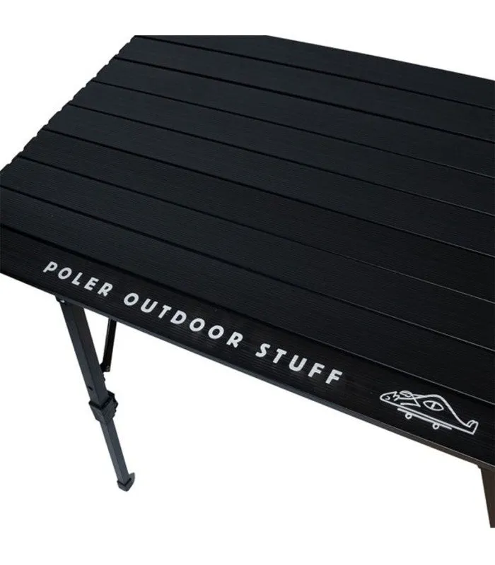 Ajustable Rolltop Aluminum Table