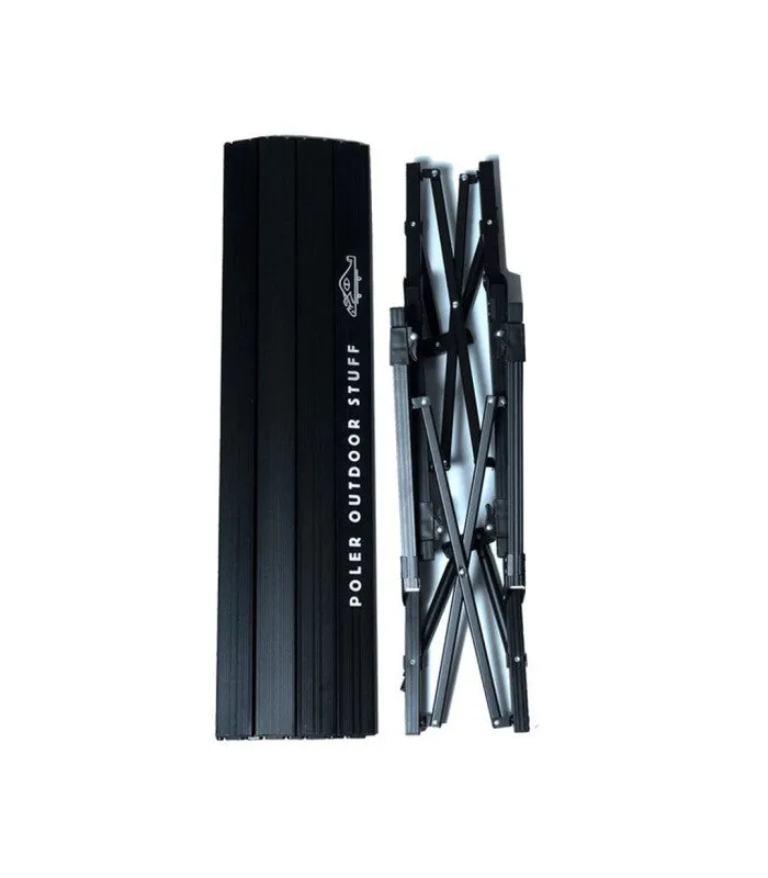 Ajustable Rolltop Aluminum Table