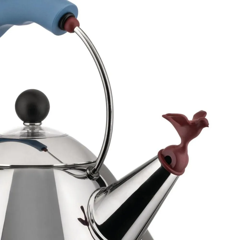 Alessi 9093 kettle in steel with colored handle
