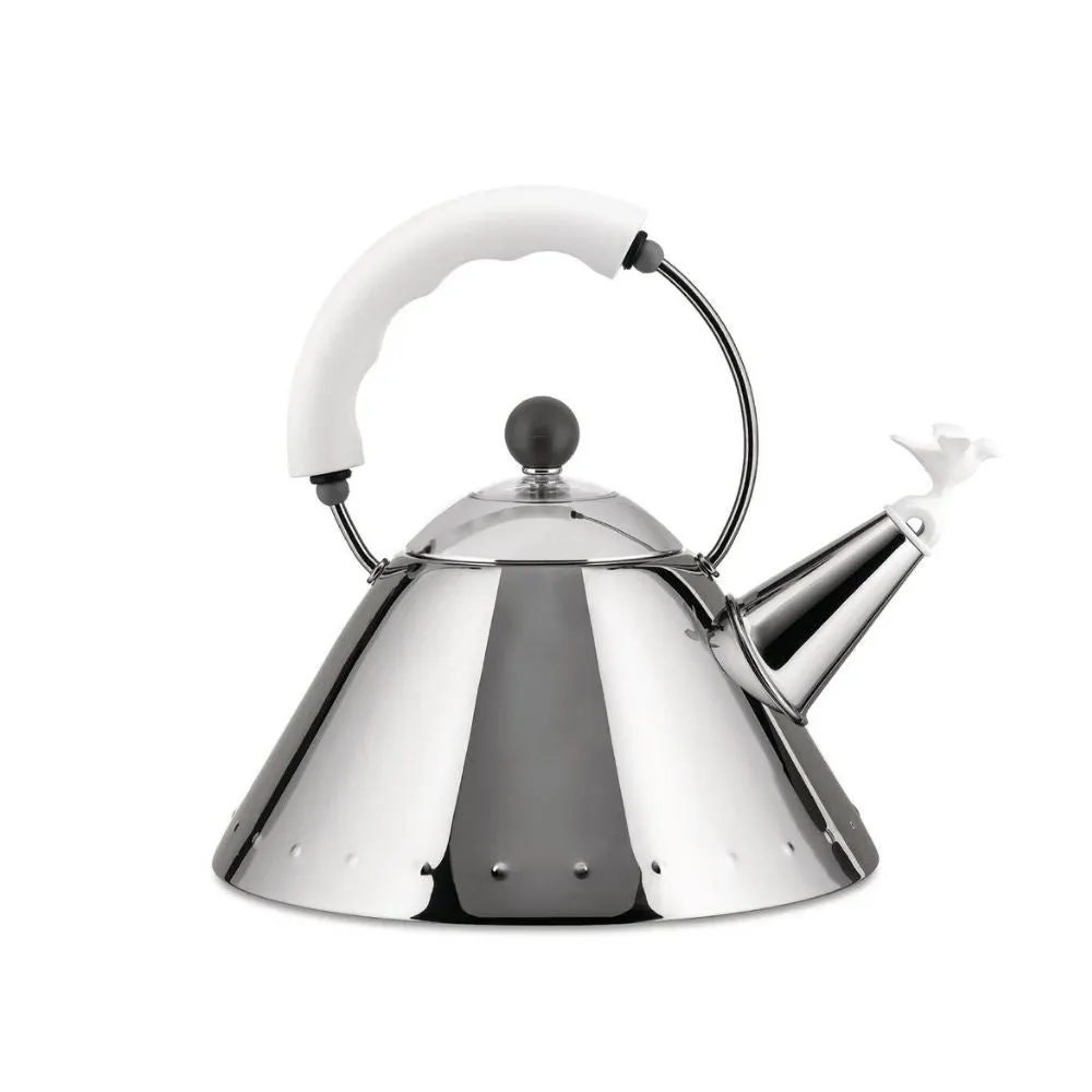 Alessi 9093 kettle in steel with colored handle