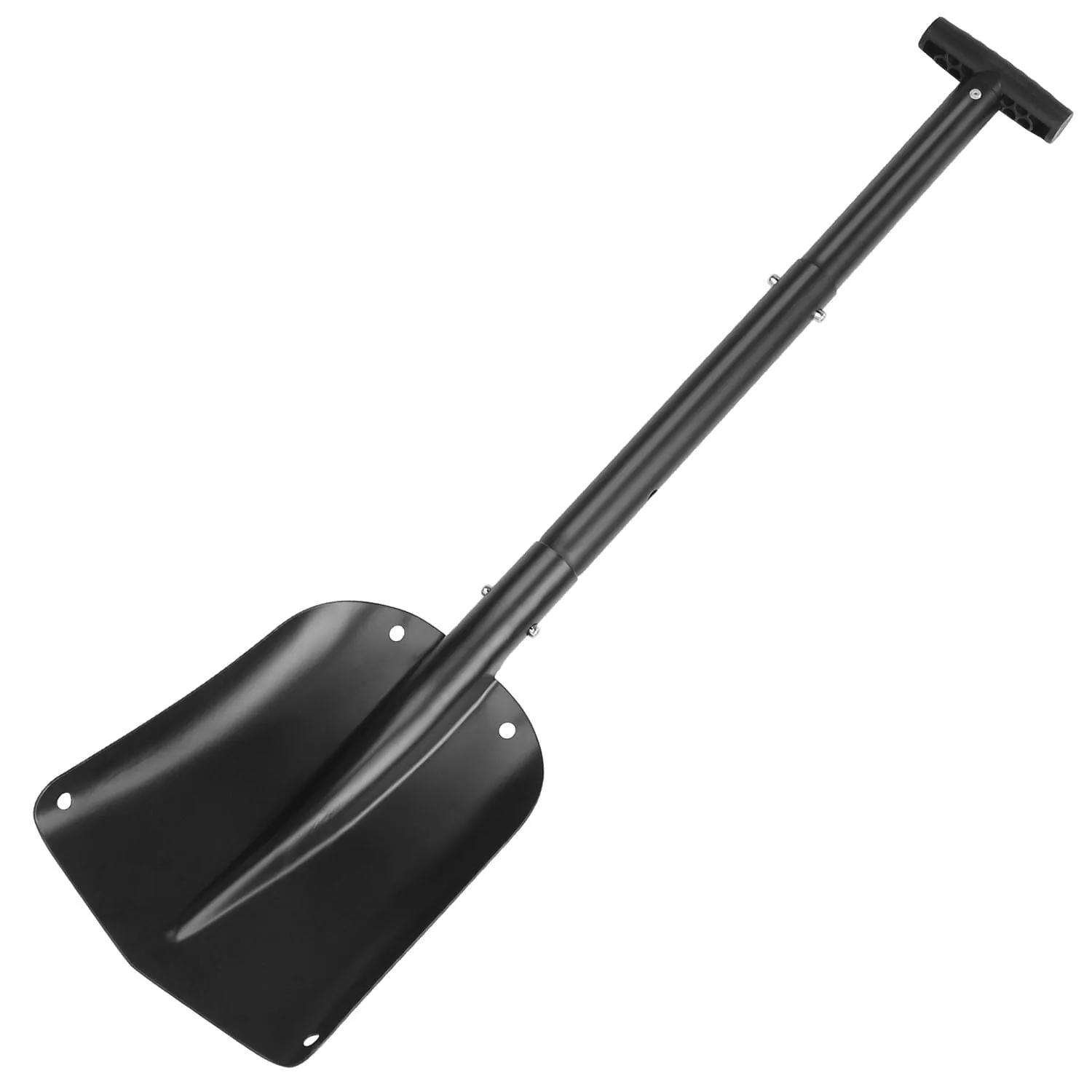 Aluminum Snow Shovel Portable Lightweight Camping Garden Beach Shovel