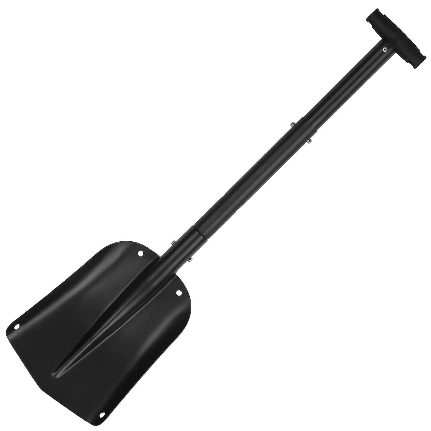 Aluminum Snow Shovel Portable Lightweight Camping Garden Beach Shovel