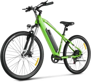 ANCHEER Electric Bike for Adults, 350W/500W Ebike[Peak 500W/750W], 374WH/499WH Battery, Up to 55 Miles, 26/27.5" Electric Mountain Bike, 7/21 Speed, 20MPH Adults Electric Bicycle