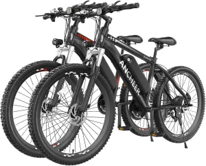 ANCHEER Electric Bike for Adults, Peak 750W Ebike, 3H Fast Charge, 55 Miles, 22MPH Electric Bicycle, 48V 499Wh Battery, 26" Gladiator Electric Mountain Bike, 21Speed, UL 2849 Certified