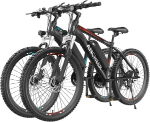 ANCHEER Electric Bike for Adults, Peak 750W Ebike, 3H Fast Charge, 55 Miles, 22MPH Electric Bicycle, 48V 499Wh Battery, 26" Gladiator Electric Mountain Bike, 21Speed, UL 2849 Certified