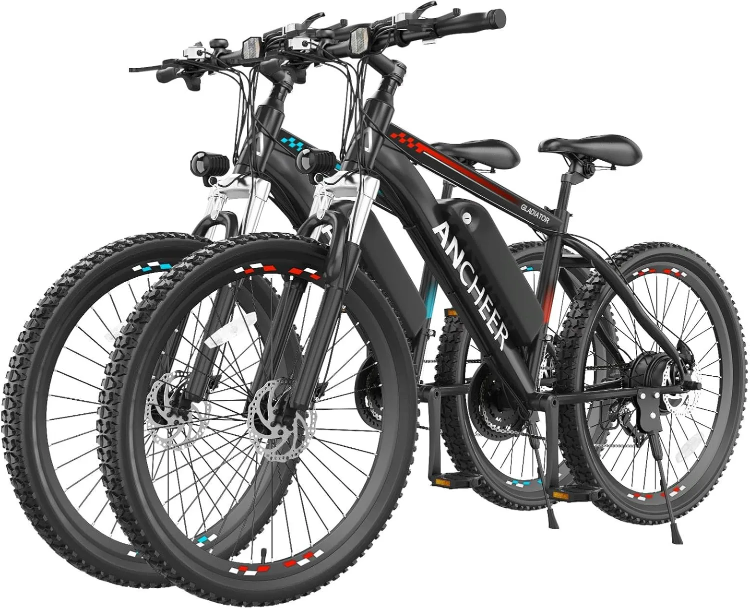 ANCHEER Electric Bike for Adults, Peak 750W Ebike, 3H Fast Charge, 55 Miles, 22MPH Electric Bicycle, 48V 499Wh Battery, 26" Gladiator Electric Mountain Bike, 21Speed, UL 2849 Certified