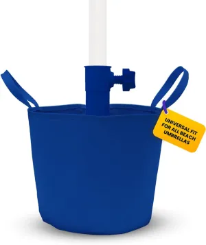 Anchor Max Ultimate Beach Umbrella Base, Easy Set-Up Beach Umbrella Stand Holds Up to 35 lbs of Sand, Compatible with All Beach Umbrellas for Sand, Shovel Included