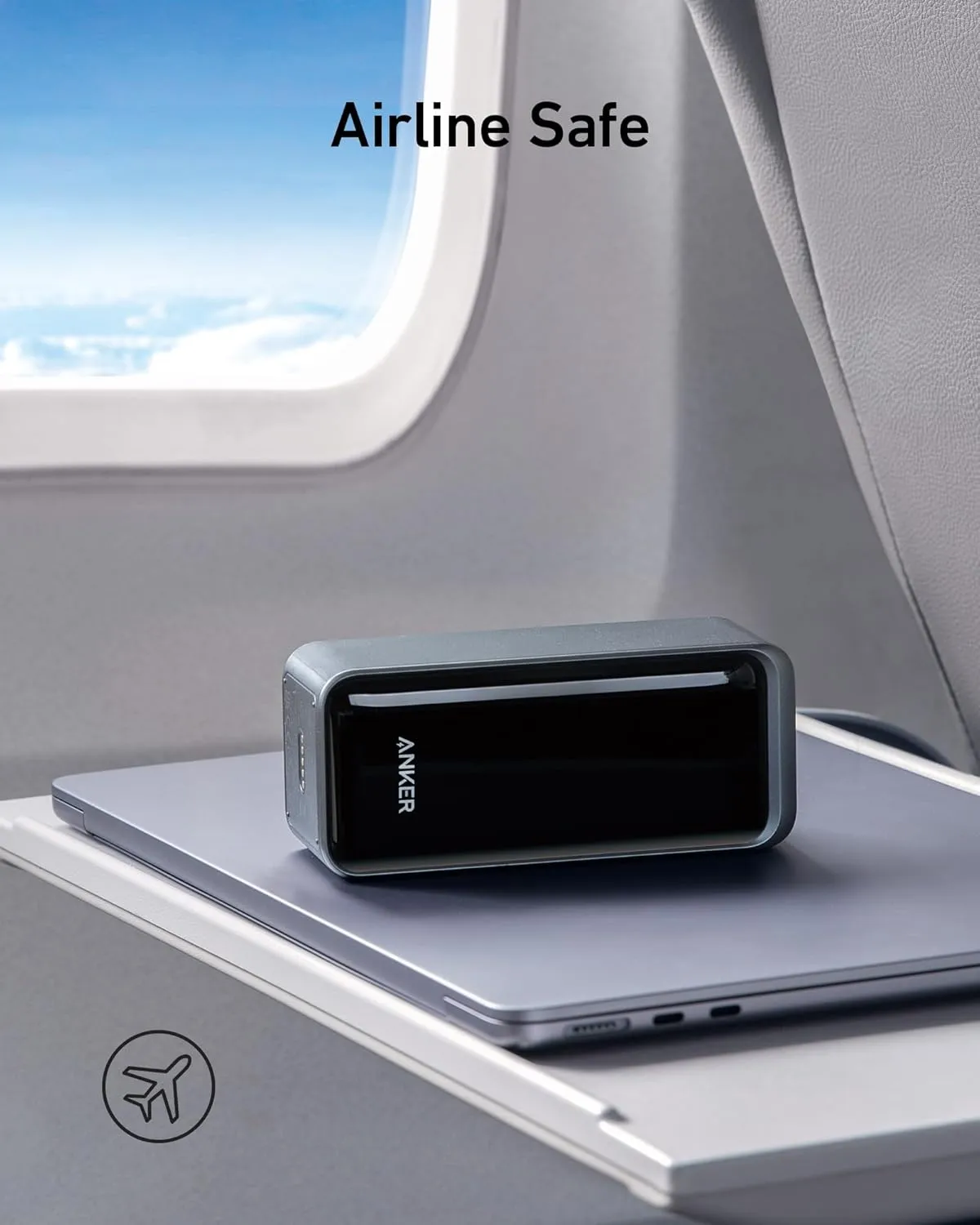 ANKER Prime Power Bank 200W, 20,000mAh Portable Charger 3-Port with 100W Charging Base, Smart Digital Display, Compatible with iPhone 16/15/15 Plus/15 Pro/15 Pro Max/14 Series, MacBook, Samsung, Dell