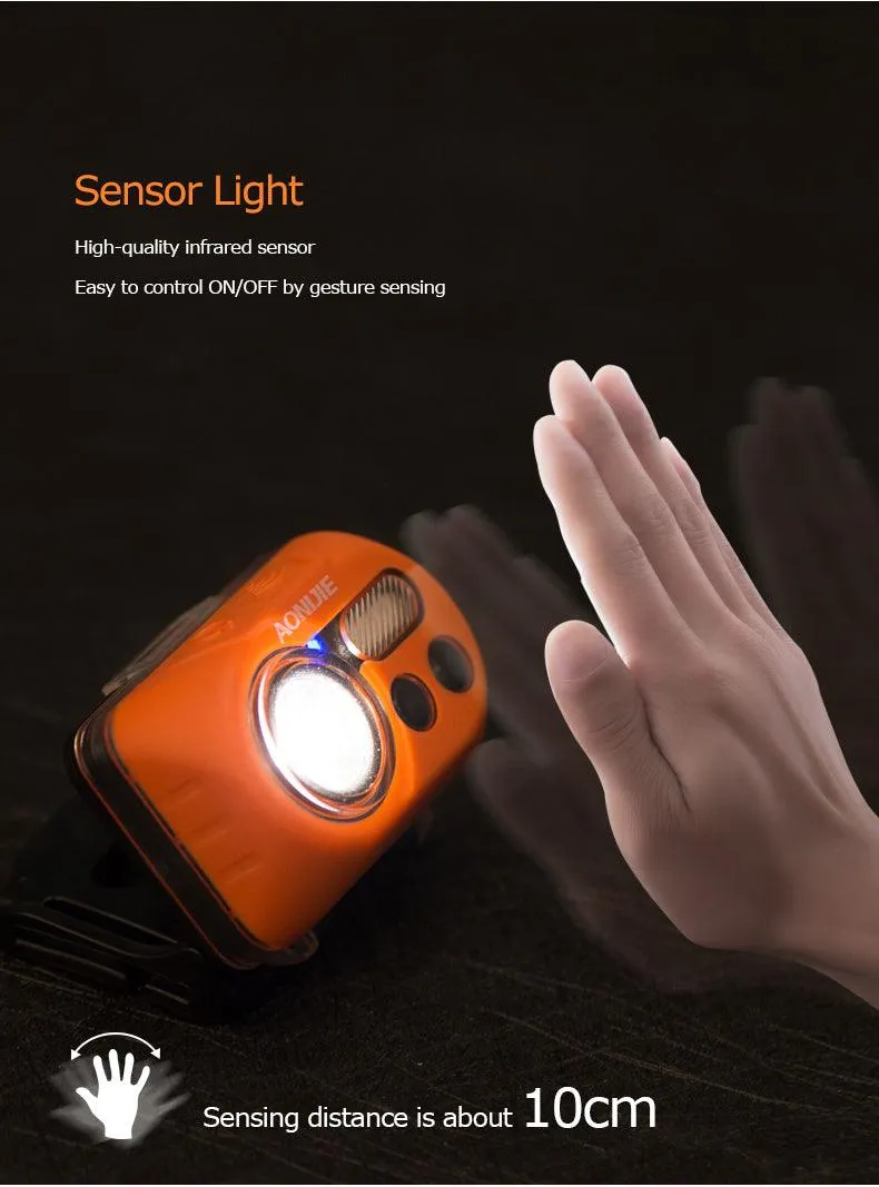 AONIJIE Sensor Headlamp 200 Lumens
