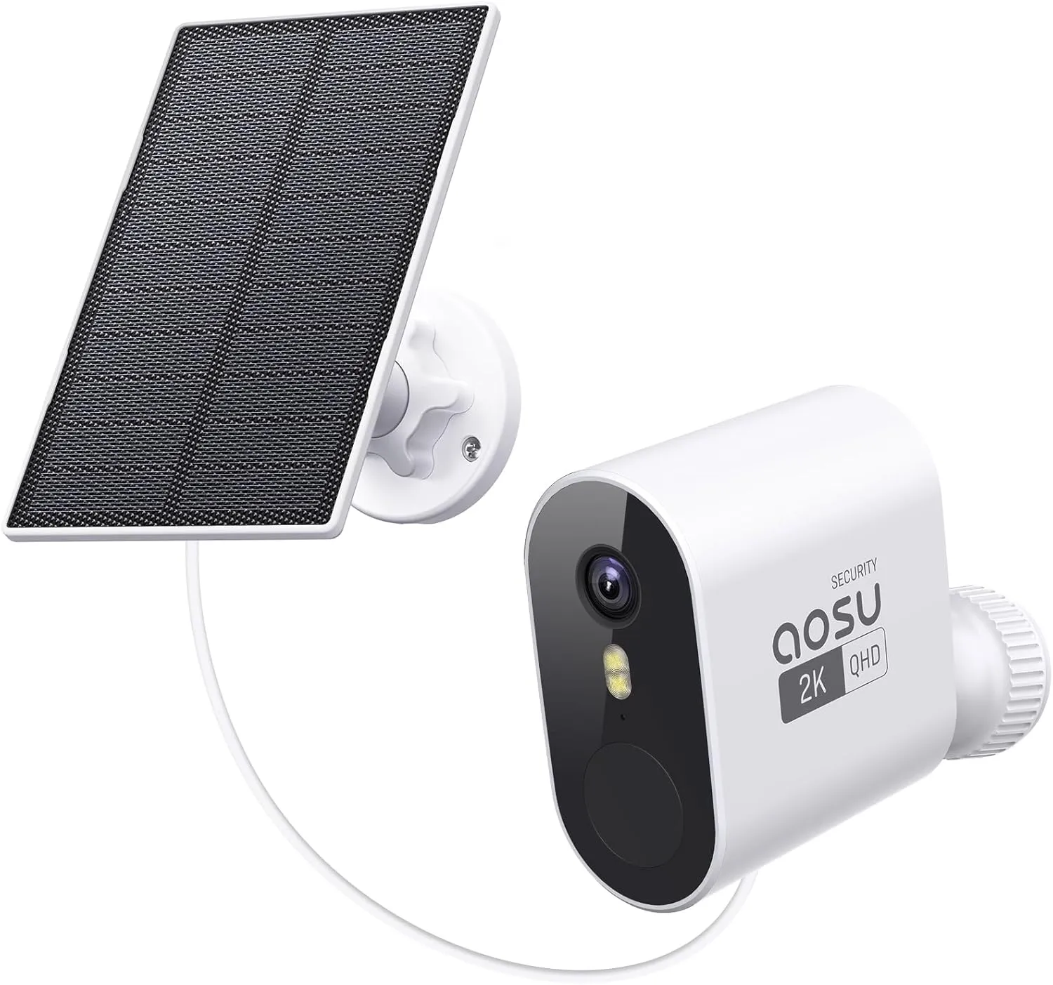 AOSU SolarCam Pro System Add-on Camera – Expand Your System - Requires Homebase to Use (NOT for Standalone Use)