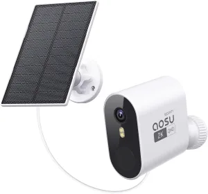 AOSU SolarCam Pro System Add-on Camera – Expand Your System - Requires Homebase to Use (NOT for Standalone Use)