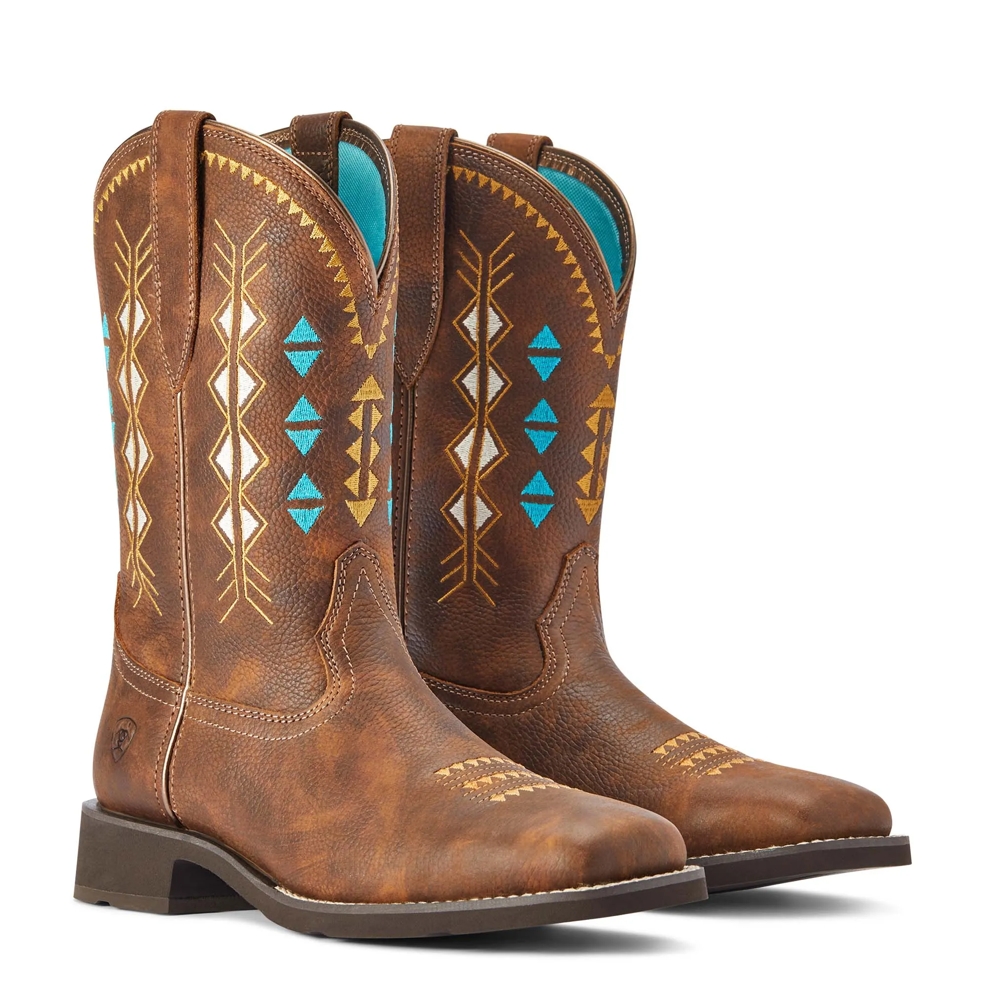 Ariat Women's Delilah Deco Copper Kettle Western Boot
