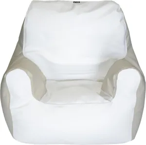Armchair Marine Beanbag, Medium, Multi (White/Beige)