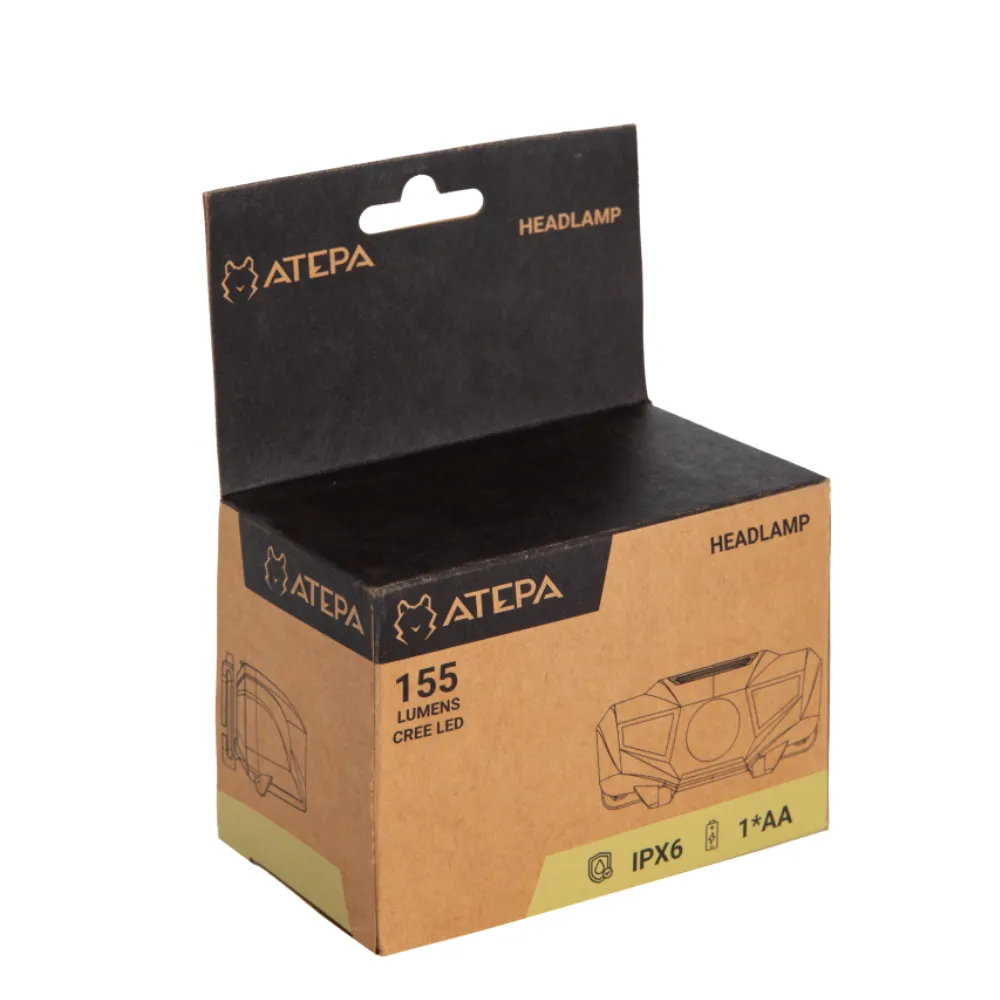 ATEPA Headlamp – Waterproof, Multi-Mode LED Headlight