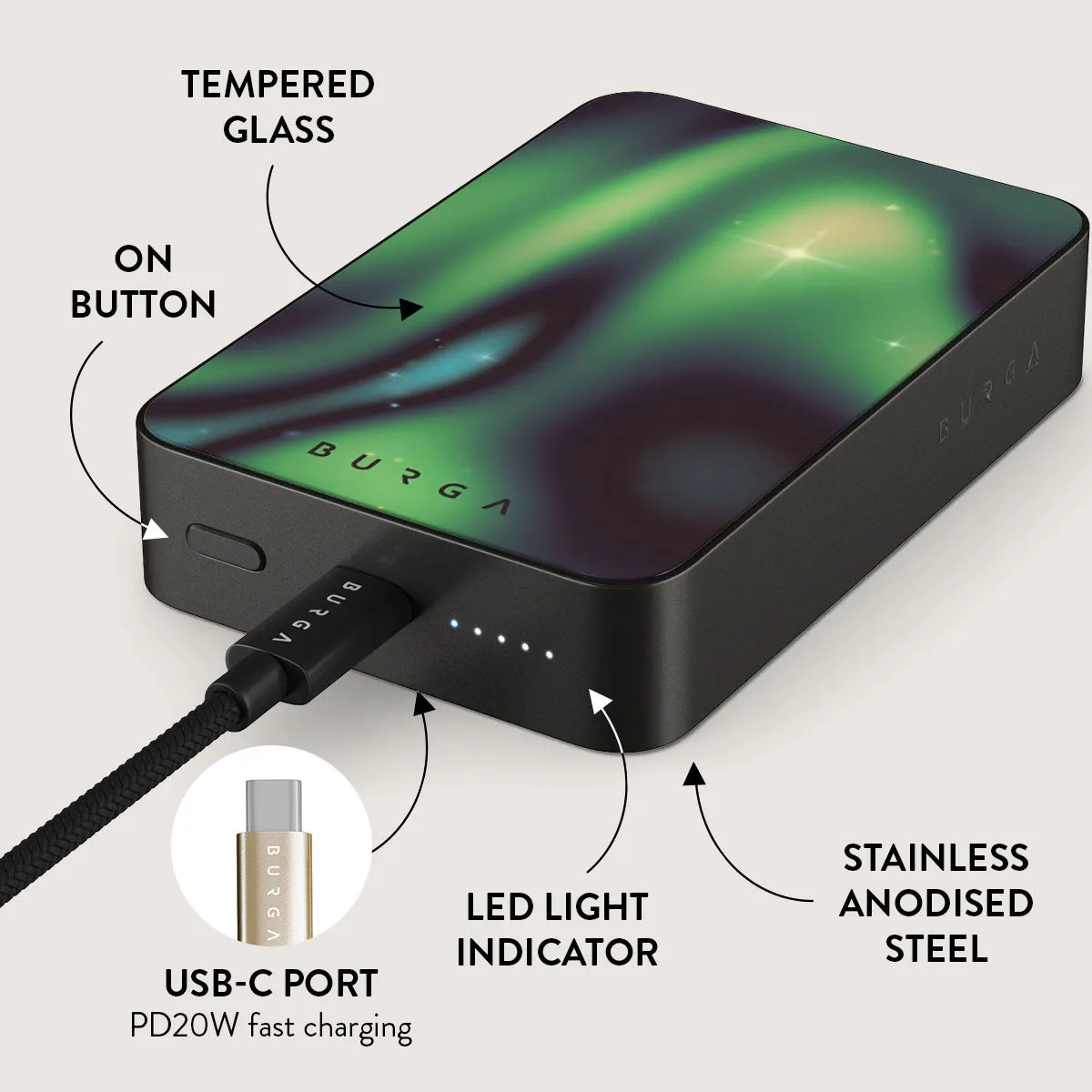 Aurora - Magnetic Power Bank