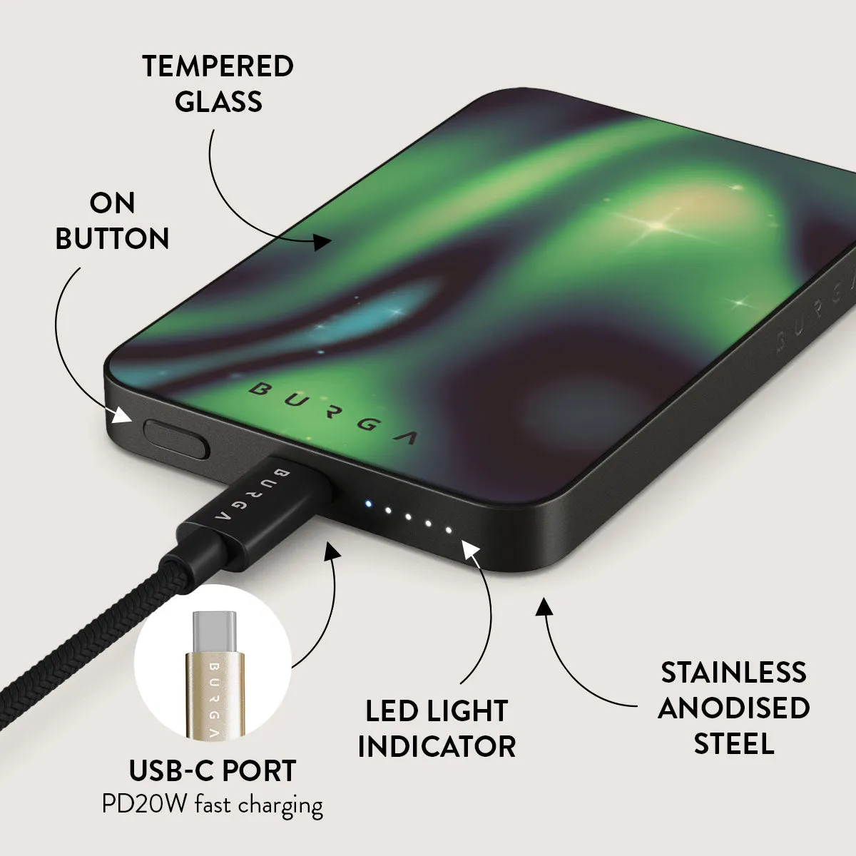 Aurora - Magnetic Power Bank