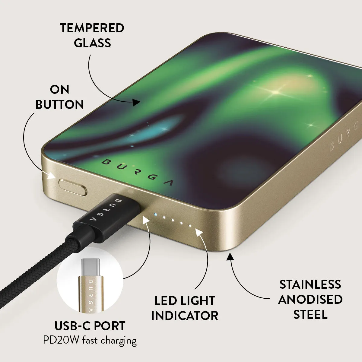 Aurora - Magnetic Power Bank