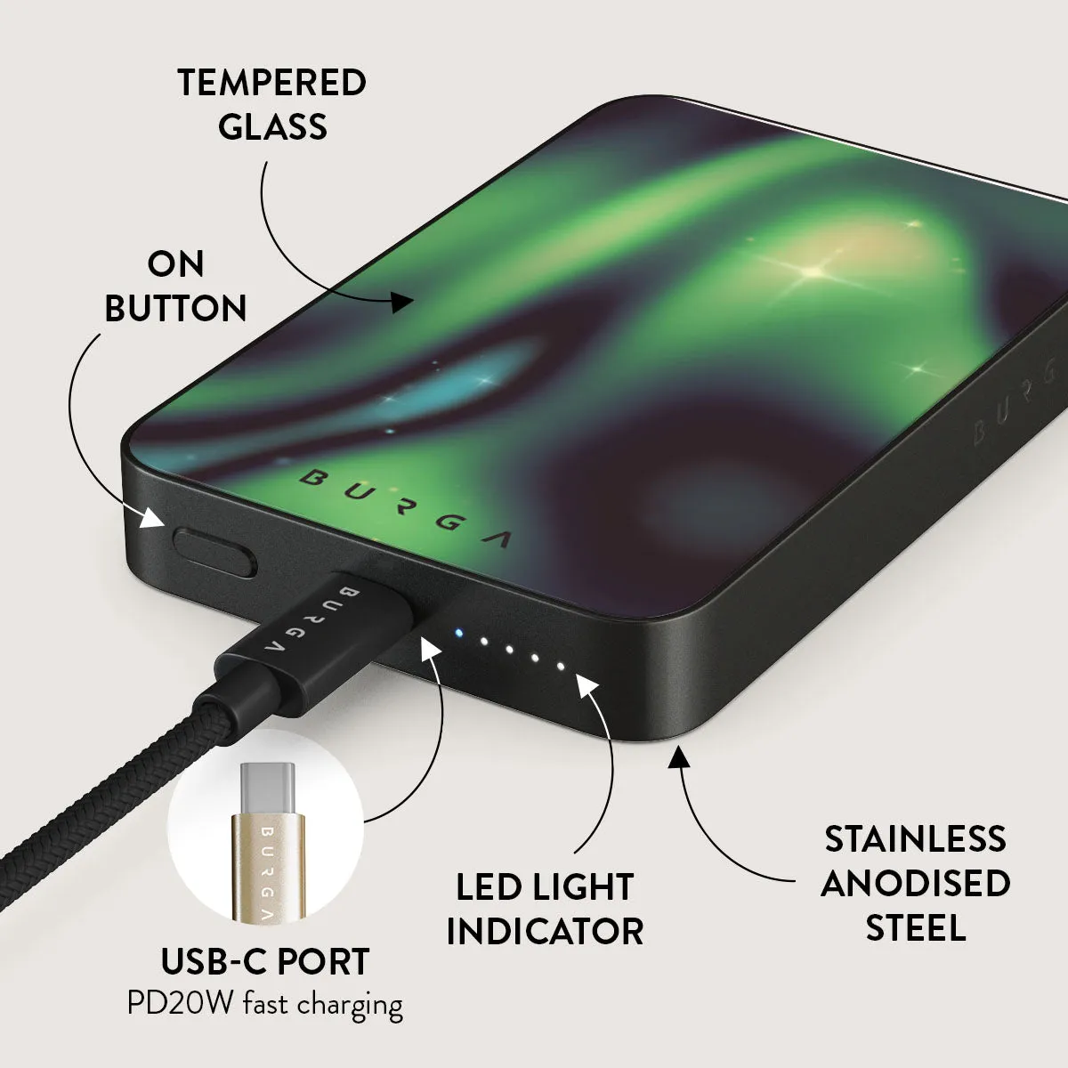Aurora - Magnetic Power Bank