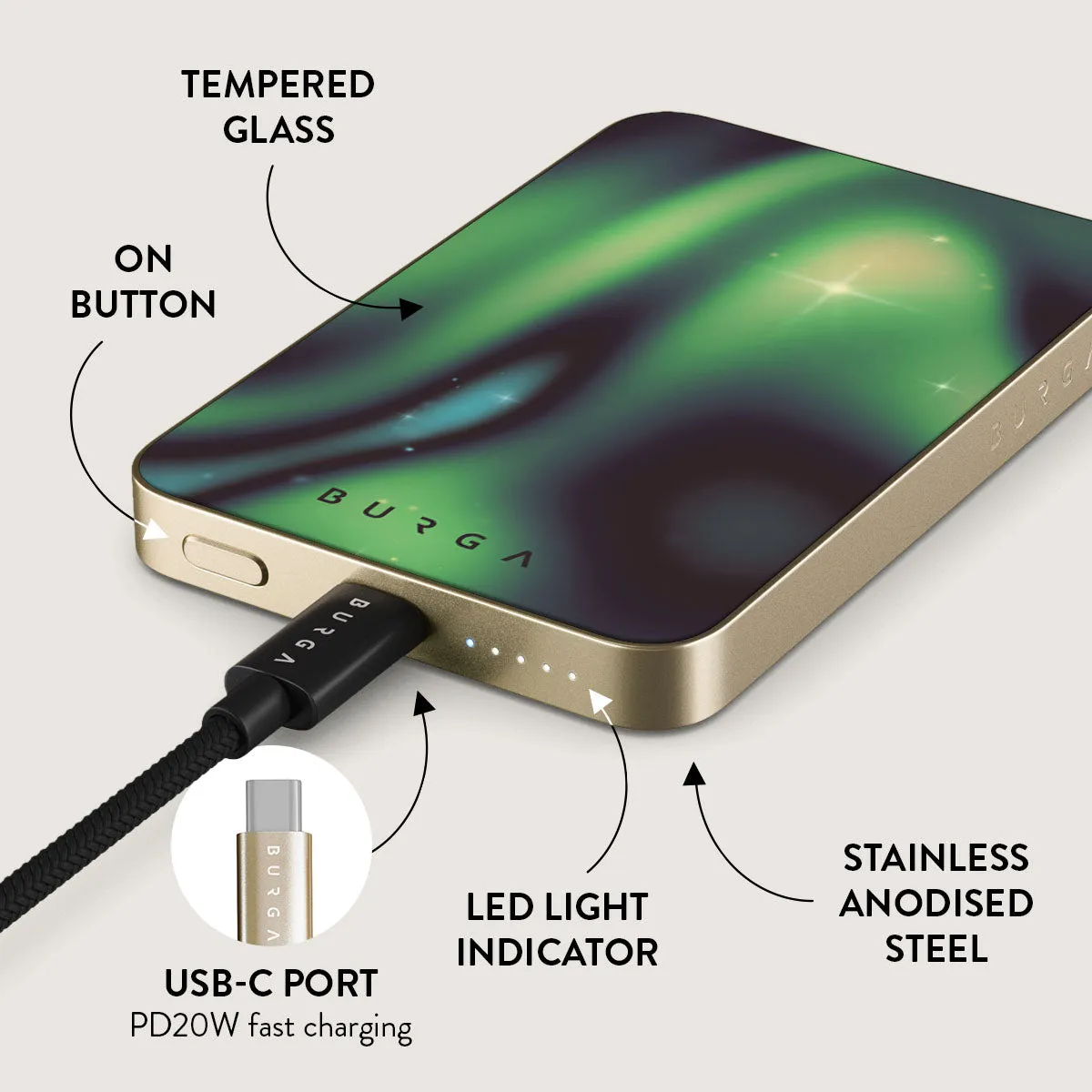 Aurora - Magnetic Power Bank