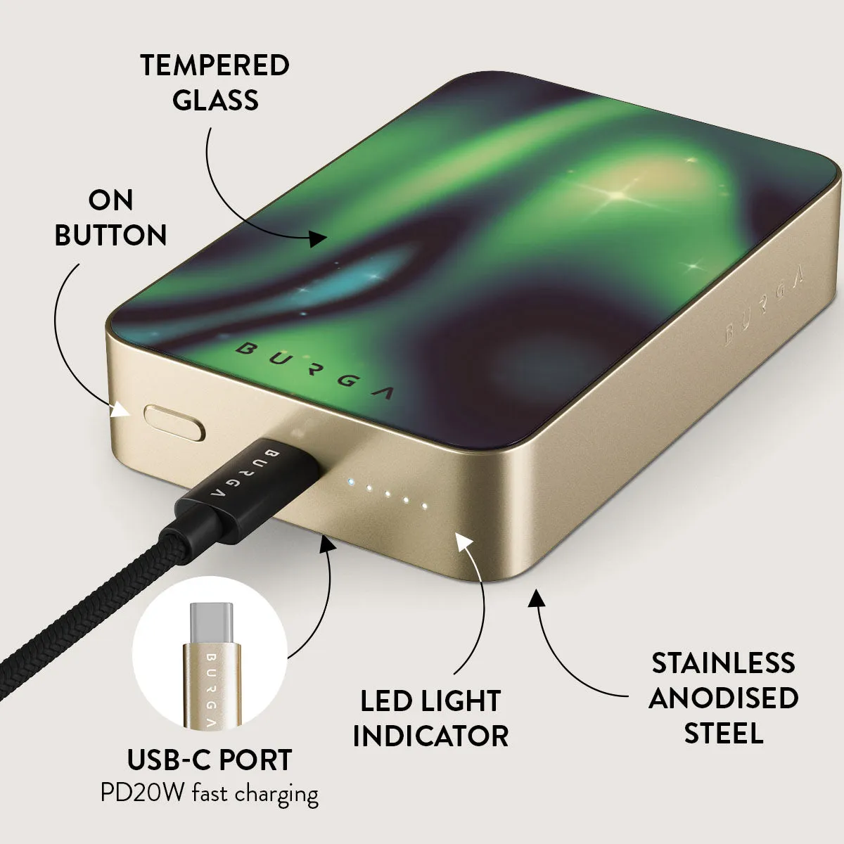 Aurora - Magnetic Power Bank