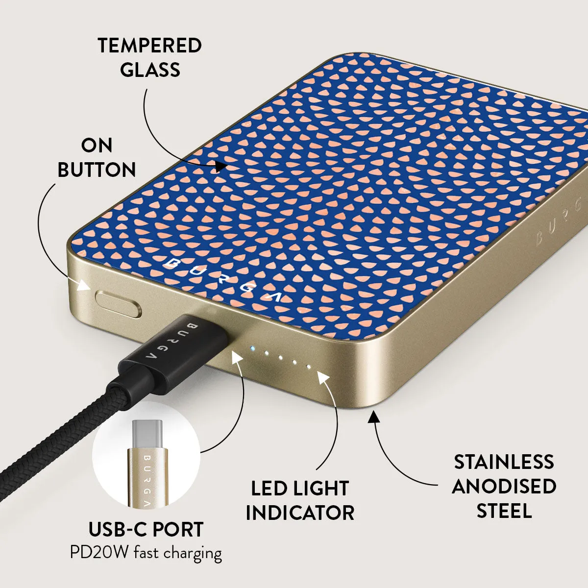 Azure Waters - Magnetic Power Bank