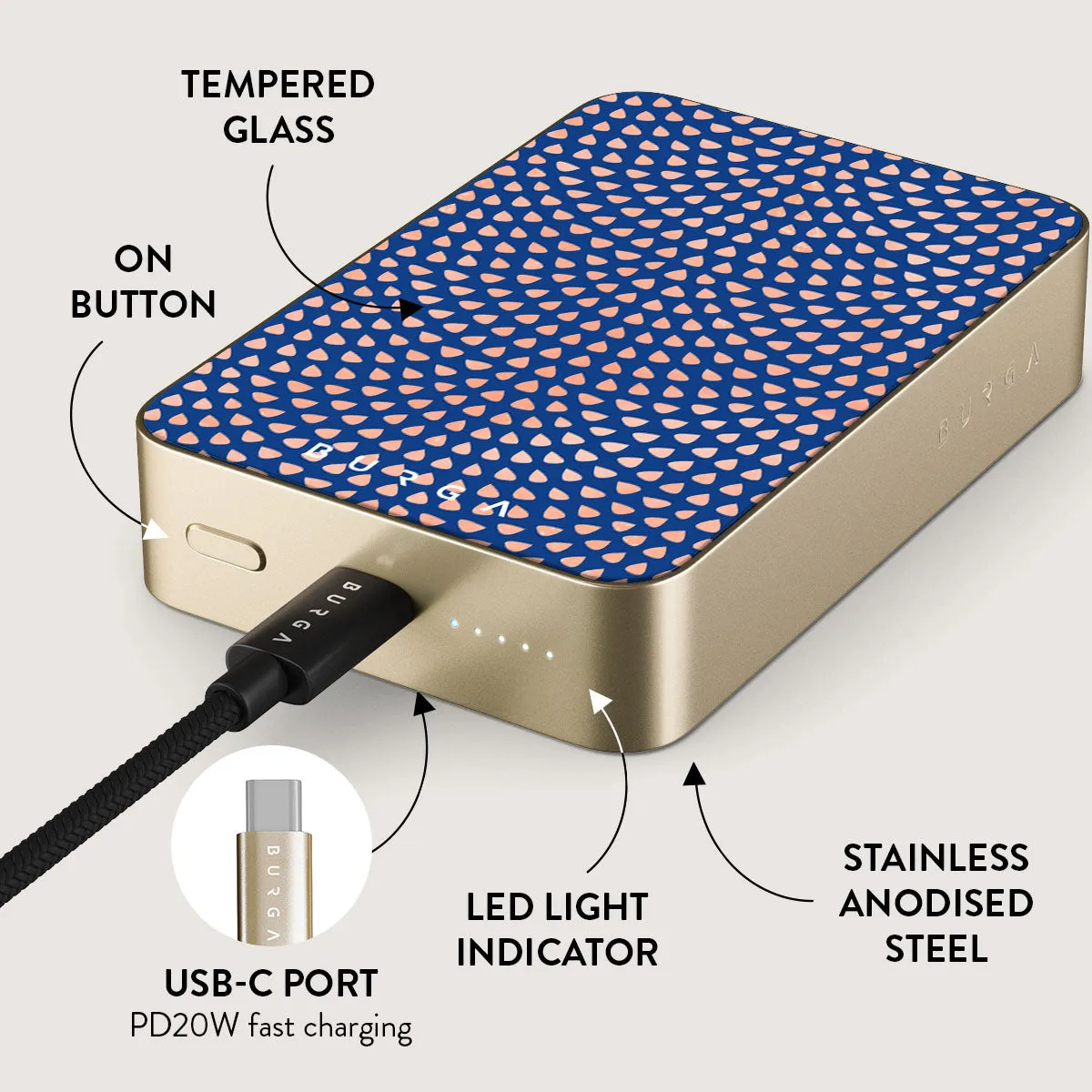 Azure Waters - Magnetic Power Bank