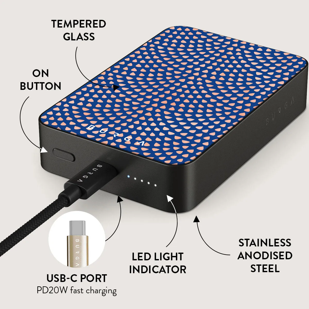 Azure Waters - Magnetic Power Bank