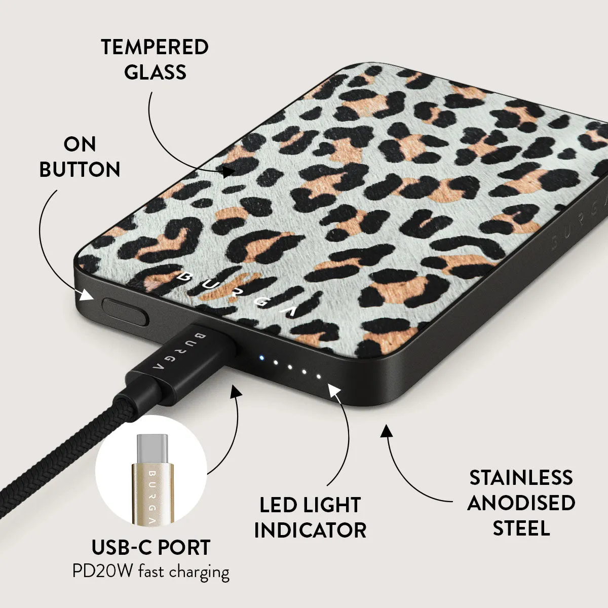 Baby Leo - Leopard Magnetic Power Bank